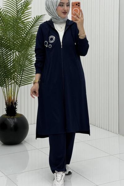 Nehir Takım Lacivert