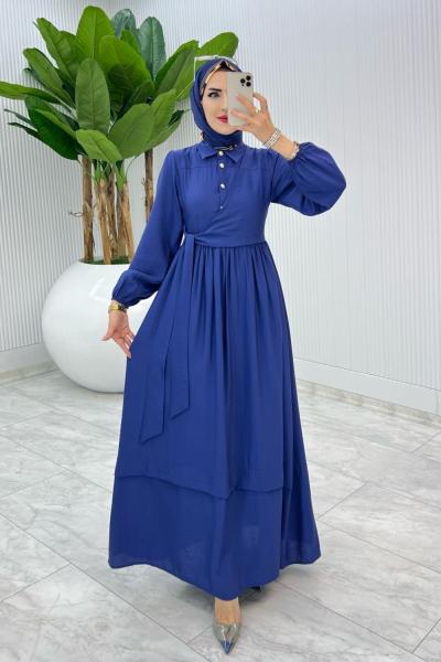 İndigo Premium Öznur Elbise Tesettür Giyim