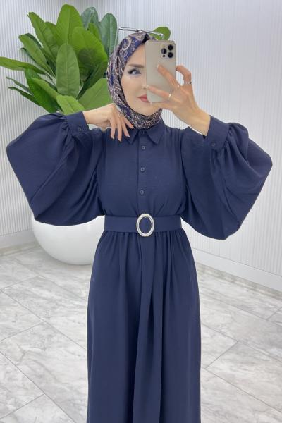 Laci Burçak Elbise Tesettür Giyim