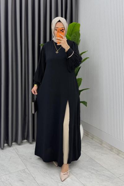 Siyah Elisa Takım Tesettür Giyim