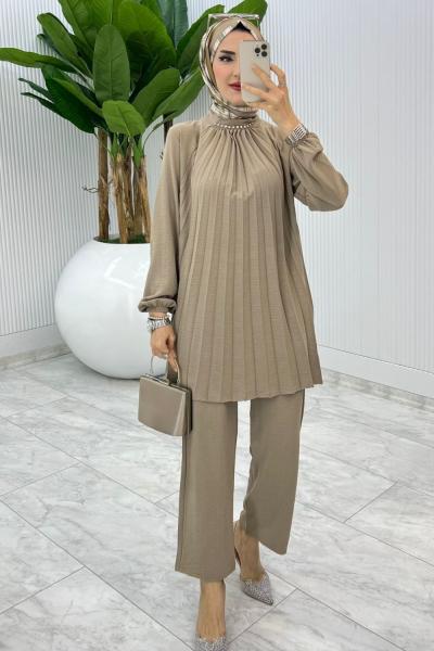 Vizon Buket Pantolon Takım Tesettür Giyim