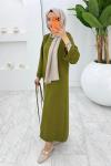 Yağyeşili Oysho Elbise Tesettür Giyim