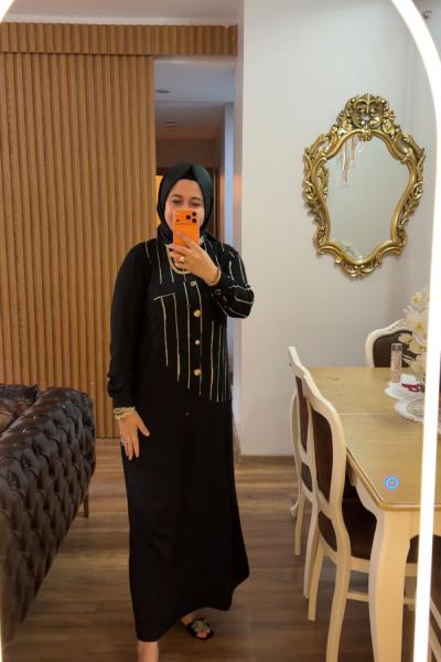 Deren Elbise Çizgili