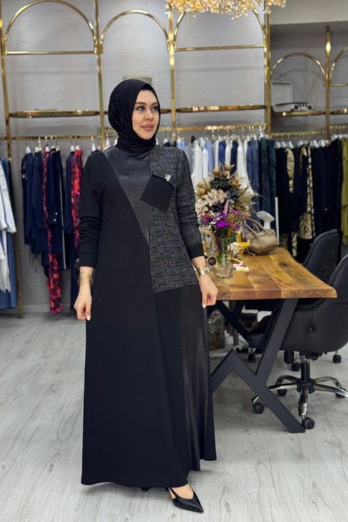 Duygu Elbise Siyah