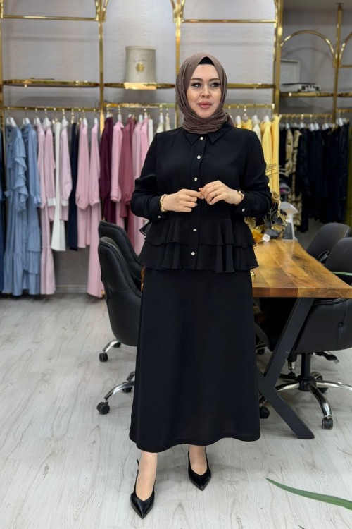 Feraye Takım Siyah