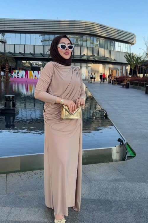 İhtişam Elbise Vizon
