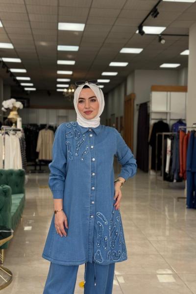 Kısmet Kot Takım Mavi