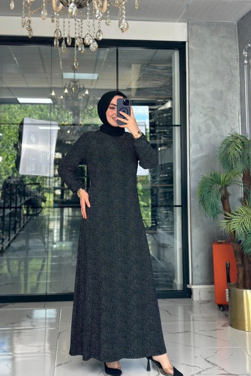 Nazen Elbise-Siyah