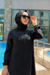 Nazlı Elbise Siyah