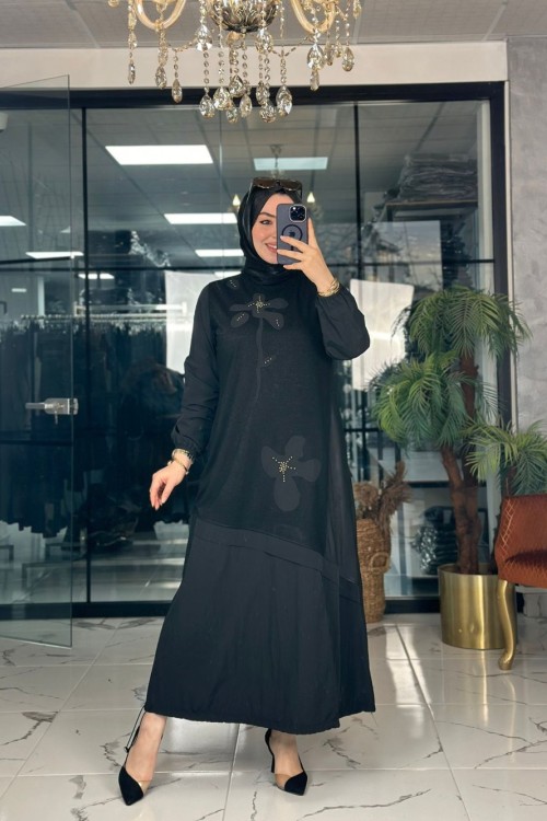 Pınar Elbise Siyah