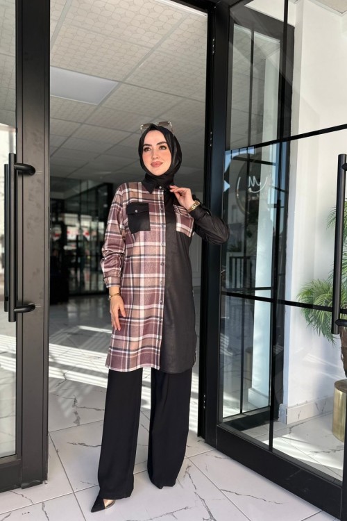 Selenay Tunik Kahve