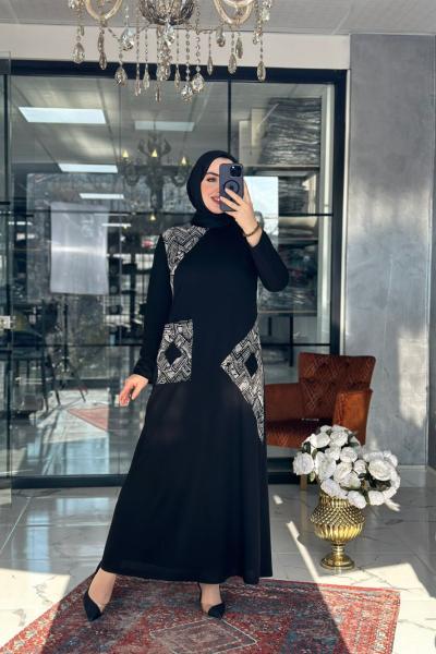 Serap Elbise-Siyah