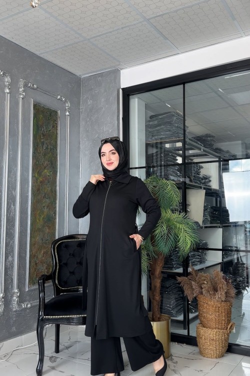 Mevsim Elbise Siyah