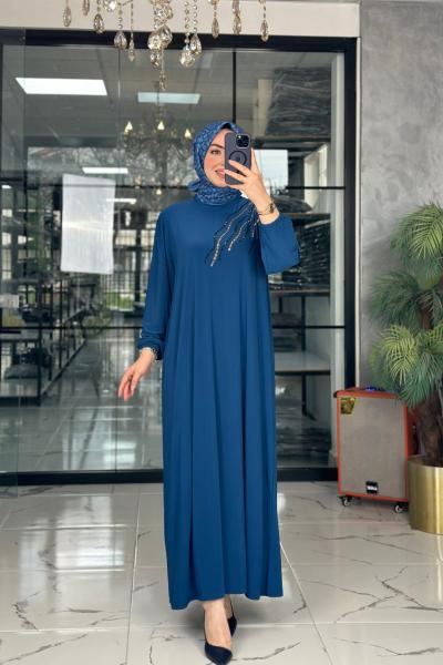Serpil Elbise-İndigo