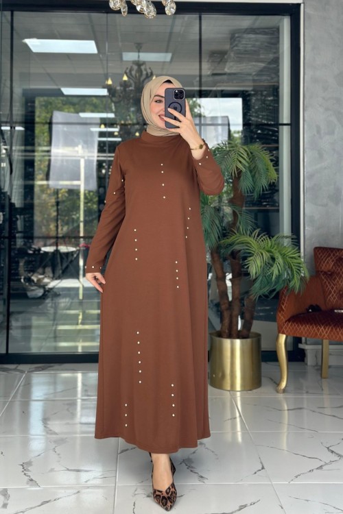 Yağmur Elbise Taba