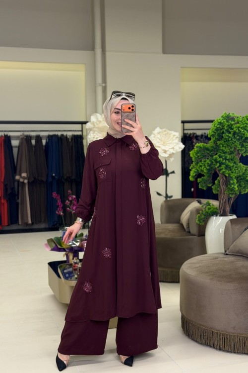 Yasmin Takım Bordo