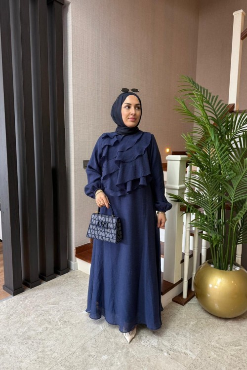 Riad Elbise Lacivert