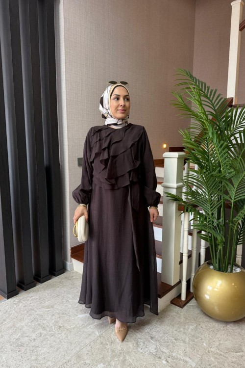 Riad Elbise Kahverengi