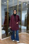 SÜET BLAZER CEKET Mürdüm