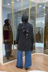 SÜET BLAZER CEKET Siyah
