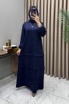 Bergen Elbise Lacivert