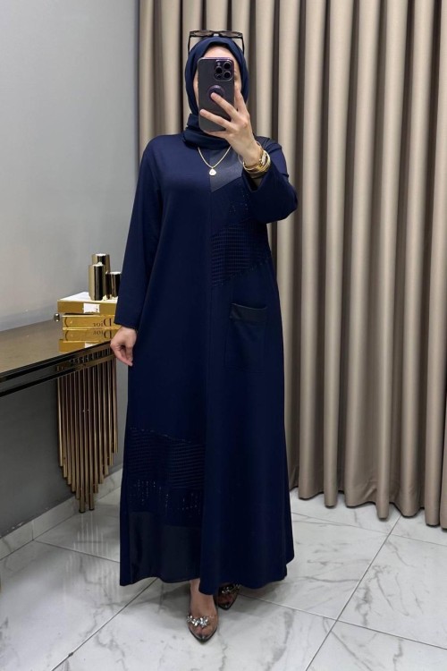 Gülşen Abiye Elbise Lacivert