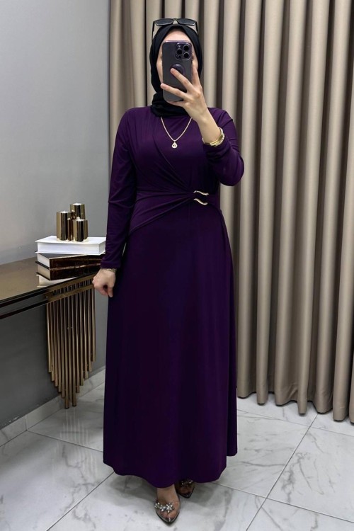 Hadise Elbise Bordo
