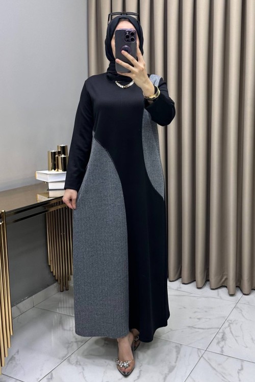 Meva Elbise Siyah