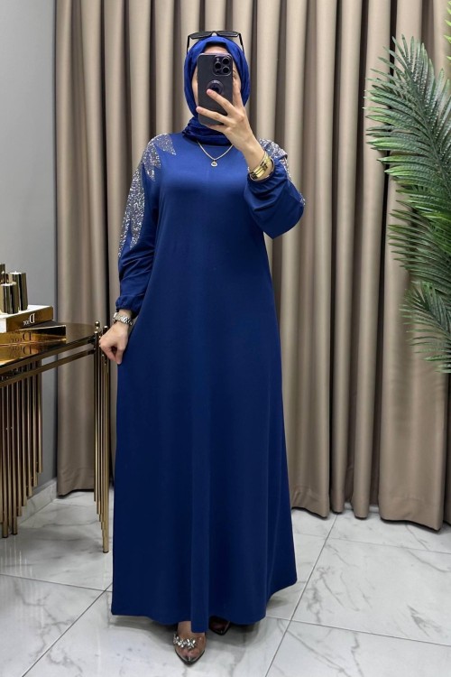 Nilda Elbise İndigo