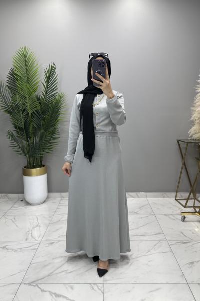 Nurdan Elbise Gri