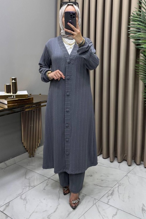 Rüveyda Takım Gri
