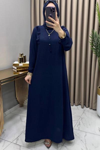 Sedef Elbise Lacivert