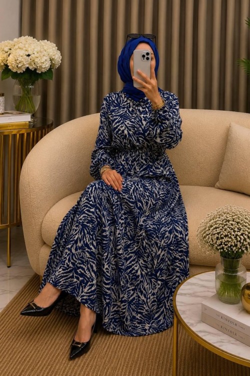 Sibel Elbise Lacivert