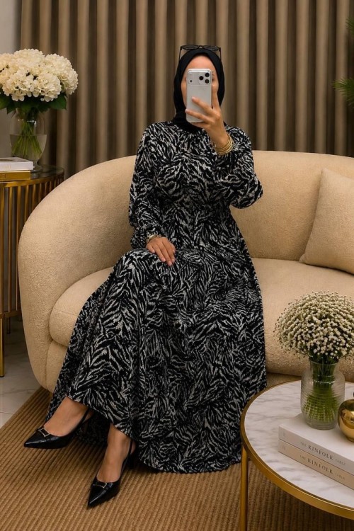 Sibel Elbise Siyah