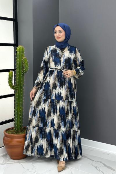 Asi Elbise - Lacivert