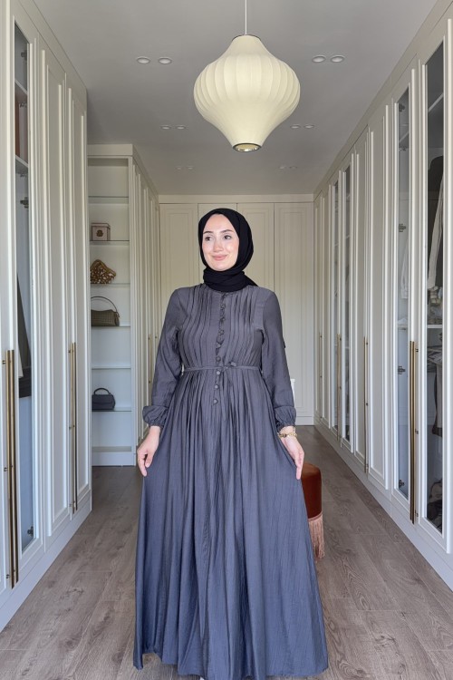 Ayça Elbise - gri