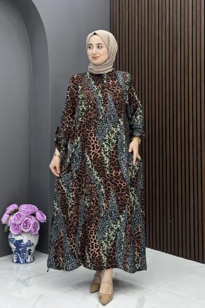 Birgül Elbise - Kahve