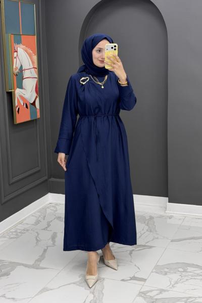 Dilşah Tokalı Elbise -  laci