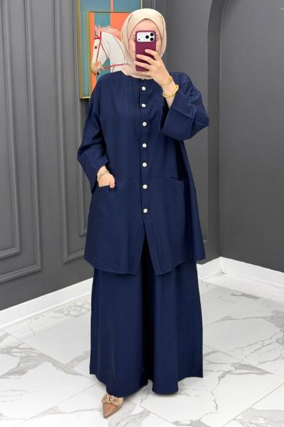 Fatos Rahat Takım - Lacivert