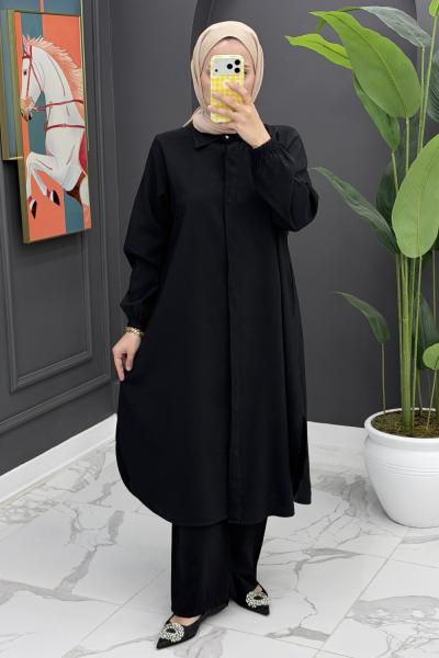 Hanife Uzun Takım - Siyah