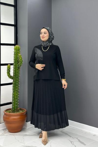 Hasret Etekli Takım - Siyah