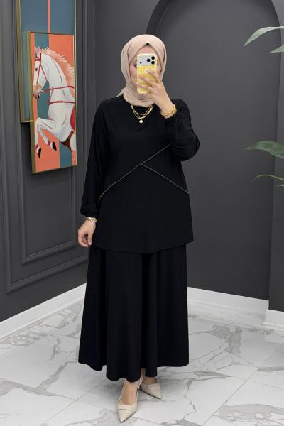 Mahinur Etekli Takım - Siyah