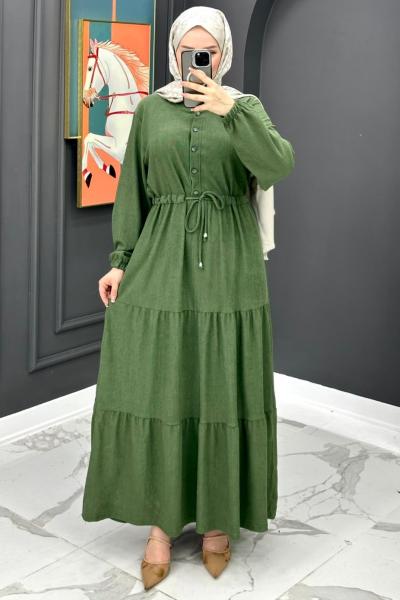 Meral Elbise - Yeşil