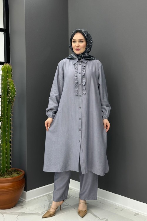 Parla Takım - Gri