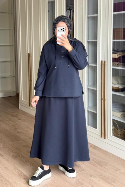 Rukiye Etekli Takım - Gri