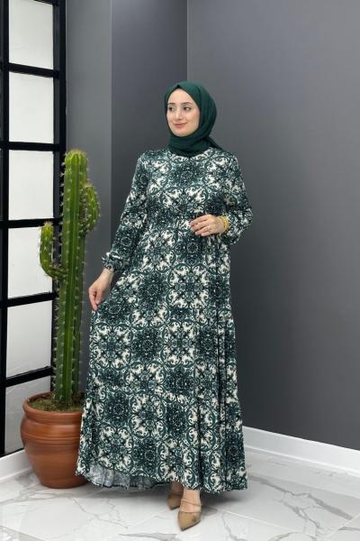 Safir Elbise - Yeşil