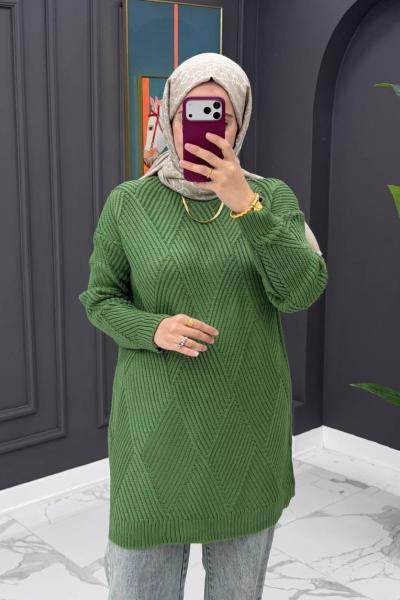 Uygun Triko Kazak - yeşil