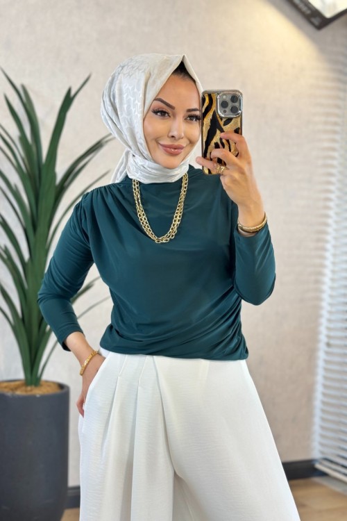 1063 Elçin Bluz Zümrüt
