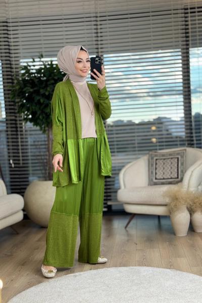 1103 İpek Takım Yeşil