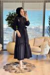 12675 Dila Elbise Siyah